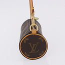 LOUIS VUITTON Monogram Papillon Pouch LV Auth 192087V-4