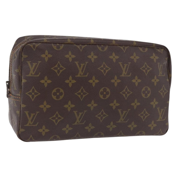 LOUIS VUITTON Monogram Trousse Toilette 28 Clutch Bag M47522 LV Auth 192092