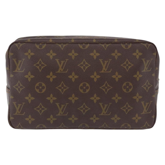 LOUIS VUITTON Monogram Trousse Toilette 28 Clutch Bag M47522 LV Auth 192092