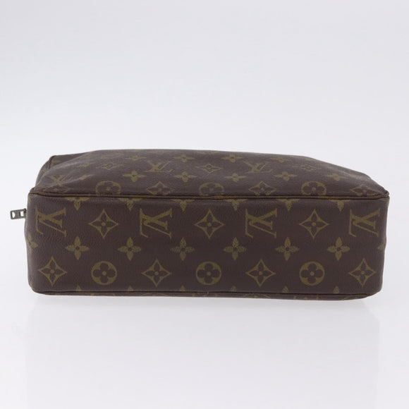 LOUIS VUITTON Monogram Trousse Toilette 28 Clutch Bag M47522 LV Auth 192092