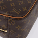 LOUIS VUITTON Monogram Trouville Hand Bag M42228 LV Auth 192093A-9