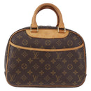 LOUIS VUITTON Monogram Trouville Hand Bag M42228 LV Auth 192093A-13
