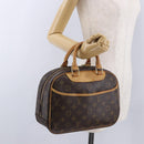 LOUIS VUITTON Monogram Trouville Hand Bag M42228 LV Auth 192093A-23