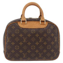 LOUIS VUITTON Monogram Trouville Hand Bag M42228 LV Auth 192093A-2