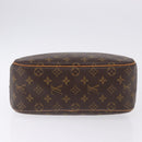 LOUIS VUITTON Monogram Trouville Hand Bag M42228 LV Auth 192093A-5