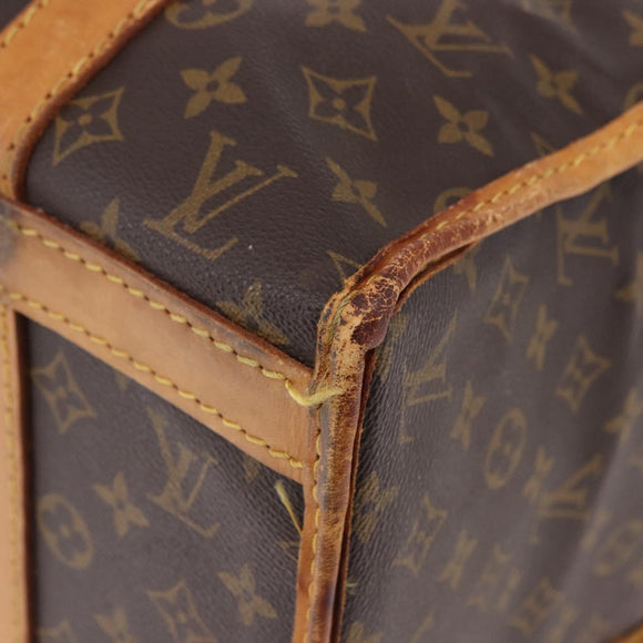 LOUIS VUITTON Monogram Sac Chasseur 40 Pet Carry M41924 LV Auth 192094