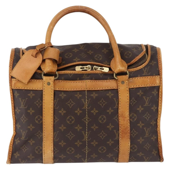 LOUIS VUITTON Monogram Sac Chasseur 40 Pet Carry M41924 LV Auth 192094