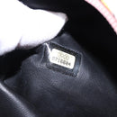 CHANEL Pouch Canvas Pink Gold CC Auth 192100A-11