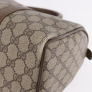 GUCCI GG Supreme Web Sherry Line Hand Bag PVC Beige Gold 69 02 007 Auth 192102-11