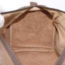 GUCCI GG Supreme Web Sherry Line Hand Bag PVC Beige Gold 69 02 007 Auth 192102-19