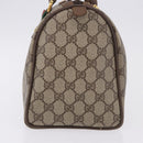 GUCCI GG Supreme Web Sherry Line Hand Bag PVC Beige Gold 69 02 007 Auth 192102-4
