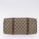 GUCCI GG Supreme Web Sherry Line Hand Bag PVC Beige Gold 69 02 007 Auth 192102-9