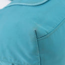 PRADA Tote Bag Nylon Turquoise Blue Gold Auth 192104A-9