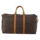 LOUIS VUITTON Monogram Keepall Bandouliere 50 Boston Bag M41416 LV Auth 192106-3