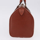 LOUIS VUITTON Epi Speedy 25 Hand Bag Brown M43013 LV Auth 192111A-4