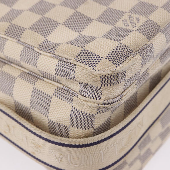 LOUIS VUITTON Damier Azur Naviglio Shoulder Bag N51189 LV Auth 192113