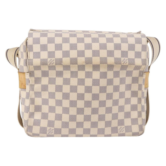 LOUIS VUITTON Damier Azur Naviglio Shoulder Bag N51189 LV Auth 192113