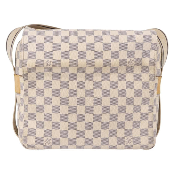LOUIS VUITTON Damier Azur Naviglio Shoulder Bag N51189 LV Auth 192113