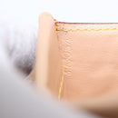 LOUIS VUITTON Multicolor Porte Monnaie Pla Coin Purse White M92657 Auth 192115A-12