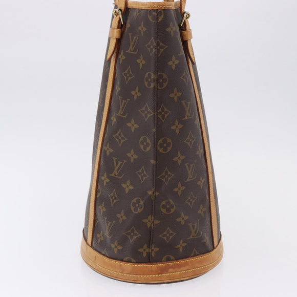 LOUIS VUITTON Monogram Bucket GM Shoulder Bag M42236 LV Auth 192122