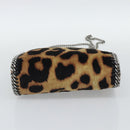 Stella MacCartney Chain Farabella Mini Bag Velor 2way Brown 371223 Auth 192123V-11