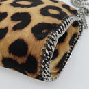 Stella MacCartney Chain Farabella Mini Bag Velor 2way Brown 371223 Auth 192123V-14