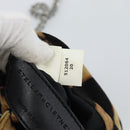 Stella MacCartney Chain Farabella Mini Bag Velor 2way Brown 371223 Auth 192123V-22