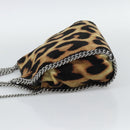 Stella MacCartney Chain Farabella Mini Bag Velor 2way Brown 371223 Auth 192123V-4