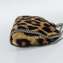 Stella MacCartney Chain Farabella Mini Bag Velor 2way Brown 371223 Auth 192123V-5