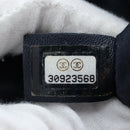 CHANEL Chain Shoulder Bag Leather sequins Navy Silver CC Auth 192127SM-10