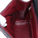 CHANEL Matelasse Chain Hand Bag Lamb Skin Black Silver CC Auth 192129M-18