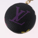LOUIS VUITTON Multicolor Canvas Astropill Key Holder Black M51912 Auth 192130V-3
