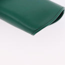 CARTIER PANTHERE Coin Purse Leather Green Gold Auth 192131A-11