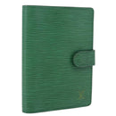LOUIS VUITTON Epi Agenda PM Day Planner Cover Green R20054 LV Auth 192132-1