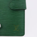 LOUIS VUITTON Epi Agenda PM Day Planner Cover Green R20054 LV Auth 192132-17