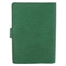 LOUIS VUITTON Epi Agenda PM Day Planner Cover Green R20054 LV Auth 192132-2