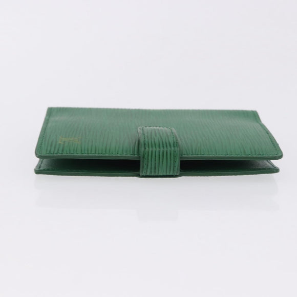 LOUIS VUITTON Epi Agenda PM Day Planner Cover Green R20054 LV Auth 192132