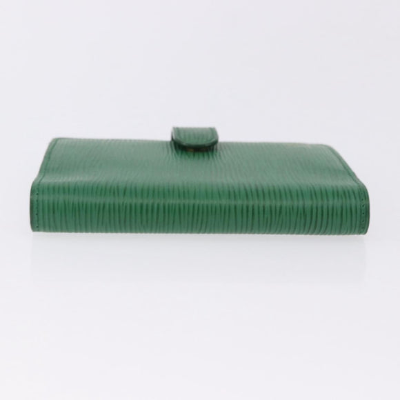 LOUIS VUITTON Epi Agenda PM Day Planner Cover Green R20054 LV Auth 192132