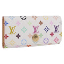 LOUIS VUITTON Monogram Multicolor Multicles 4 Key Case White M93731 Auth 192135M-1
