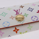 LOUIS VUITTON Monogram Multicolor Multicles 4 Key Case White M93731 Auth 192135M-12