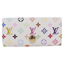 LOUIS VUITTON Monogram Multicolor Multicles 4 Key Case White M93731 Auth 192135M-2