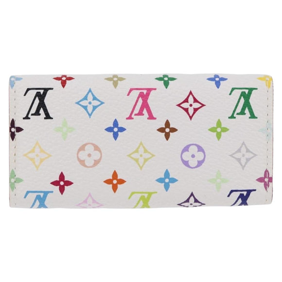 LOUIS VUITTON Monogram Multicolor Multicles 4 Key Case White M93731 Auth 192135M