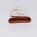 LOUIS VUITTON Monogram Multicolor Multicles 4 Key Case White M93731 Auth 192135M-4