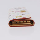 LOUIS VUITTON Monogram Multicolor Multicles 4 Key Case White M93731 Auth 192135M-5