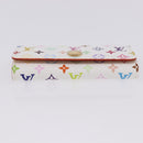 LOUIS VUITTON Monogram Multicolor Multicles 4 Key Case White M93731 Auth 192135M-7