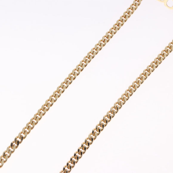 Christian Dior Choker Necklace metal Gold Tone Auth 192151M