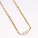 Christian Dior Choker Necklace metal Gold Tone Auth 192151M-4