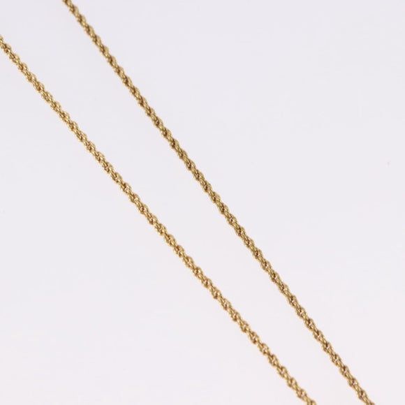 Christian Dior Necklace metal Gold Tone Auth 192156V