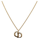 Christian Dior Necklace metal Gold Tone Auth 192162V-1