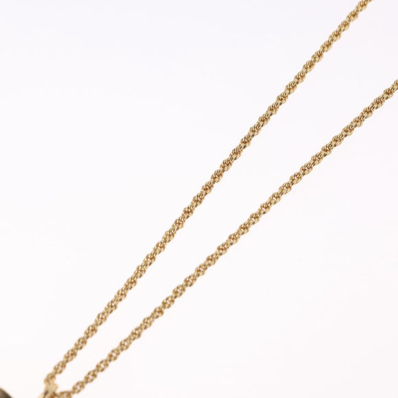 Christian Dior Necklace metal Gold Tone Auth 192162V